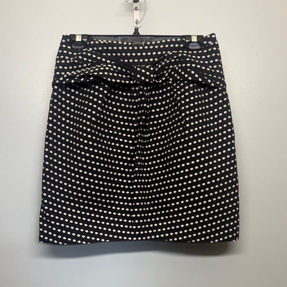 Anthropologie Dresses & Skirts - Anthropologie Hoss Intropia Polka Dot Black A-Line Twist Skirt